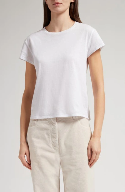 Shop The Row Tori Organic Cotton T-shirt In White