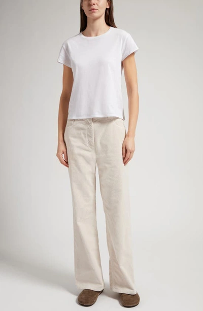 Shop The Row Tori Organic Cotton T-shirt In White