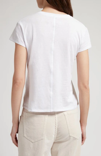 The Row Calibi Brushed Cotton Silk Jersey T-shirt In White