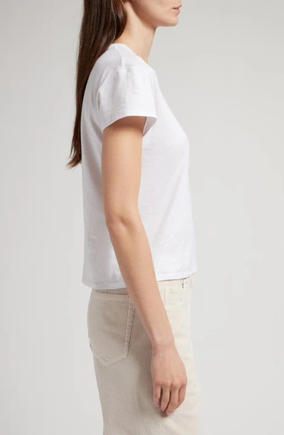 The Row Calibi Brushed Cotton Silk Jersey T-shirt In White