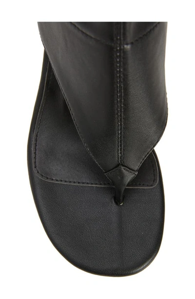 Shop Azalea Wang Cecile Flip Flop Boot In Black