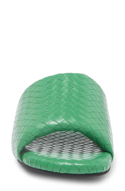 Simon Miller Woven Bubble Slide Sandal In Gummy Green