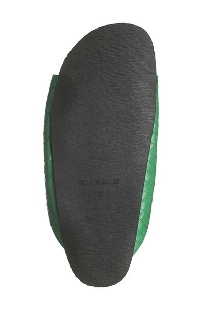 Simon Miller Woven Bubble Slide Sandal In Gummy Green