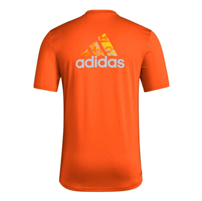 Shop Adidas Originals Adidas Orange Houston Dynamo Fc Local Pop Aeroready T-shirt