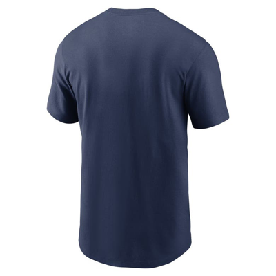 Shop Nike Navy Tampa Bay Rays Fuse Wordmark T-shirt