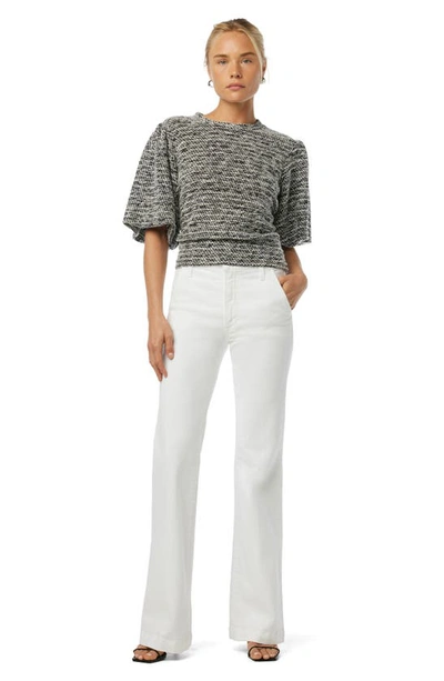 Shop Joe's The Molly High Waist Flare Trouser Jeans In White
