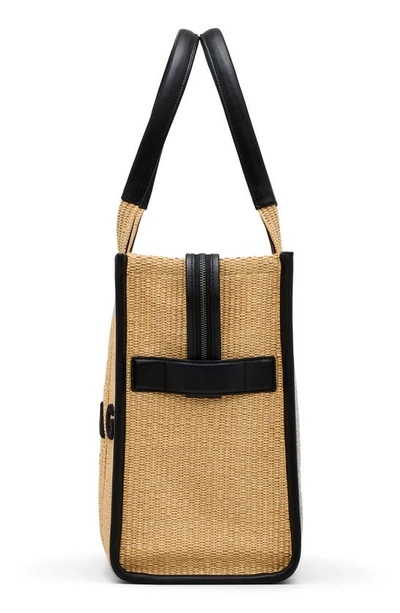Shop Marc Jacobs The Woven Large Tote Bag In Natural