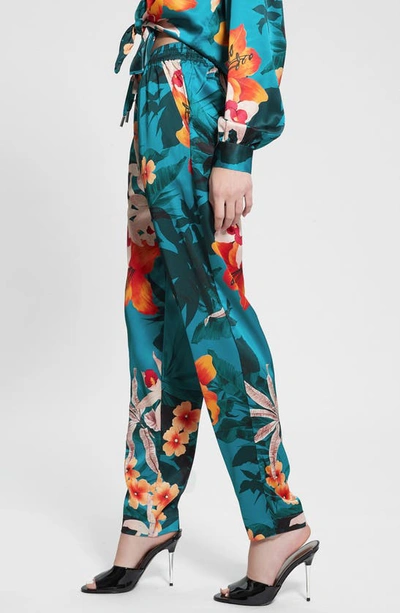 Guess Viola Jogger Pants In Blue