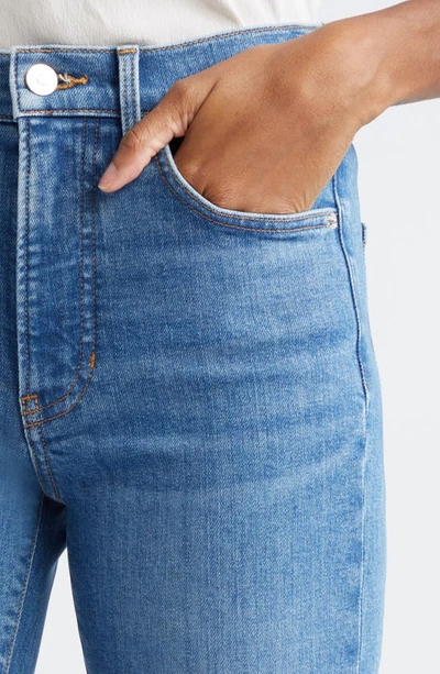 Shop Veronica Beard Beverly High Waist Skinny Flare Jeans In Sedona River