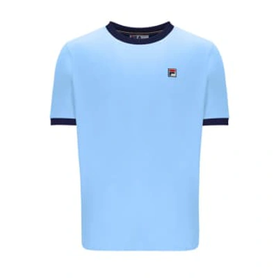 Shop Fila Marconi T-shirt In Blue Bell