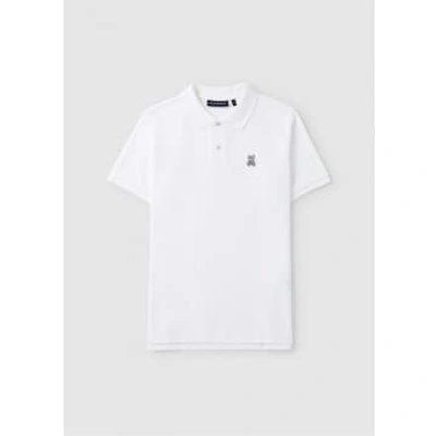 Shop Psycho Bunny Mens Classic Poloshirt In White