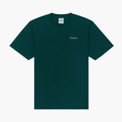 Shop Parlez Reefer T-shirt In Deep Green