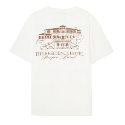 Shop Pompeii Residence Short-sleeved T-shirt (white)