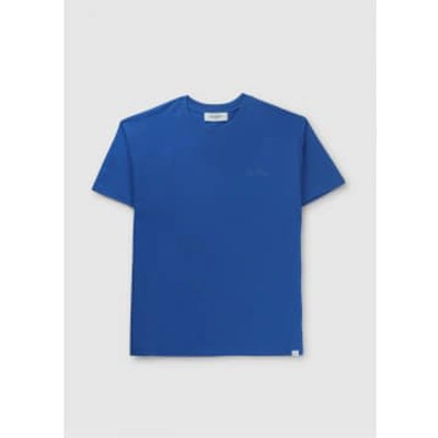Shop Les Deux Mens Crew T-shirt In Palace Blue