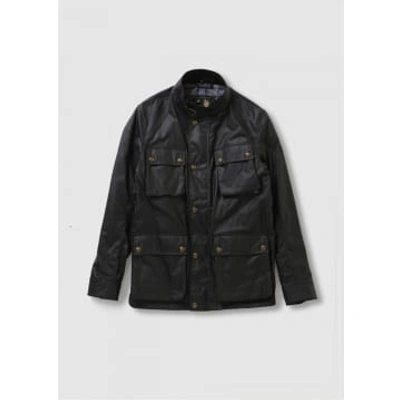 Shop Belstaff Mens Fieldmaster Jacket In Black