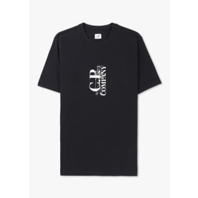 Shop C.p. Company Mens 30/1 Jersey British Sailor T-shirt In Black