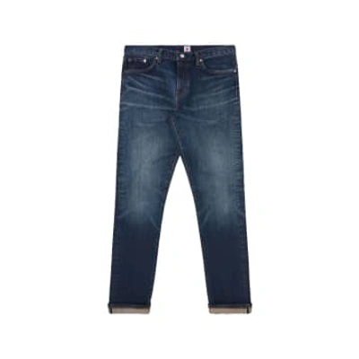 Shop Edwin Slim Tapered Jeans Blue Mid Dark   L32