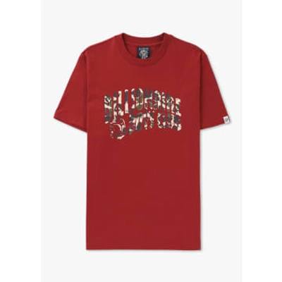Shop Billionaire Boys Club Mens Duck Camo Arch Logo T-shirt In Red