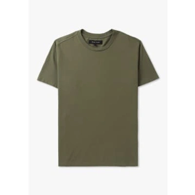 Shop Replay Sartoriale Mens Short Sleeve T-shirt In Pistachio