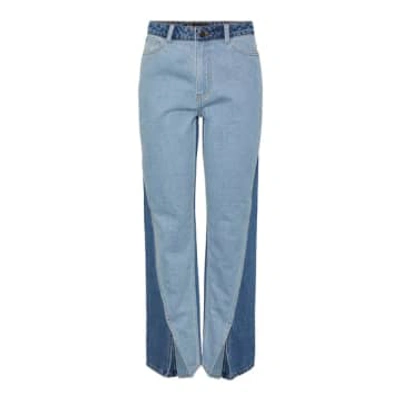Shop Y.a.s. | Blocka Hw Jeans In Blue