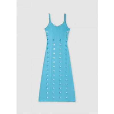 Shop House Of Sunny Womens Canopy Knit Dress In Lido Blue