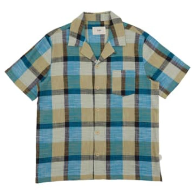 Shop Folk Soft Collar Shirt Multi Gingham Check Multi