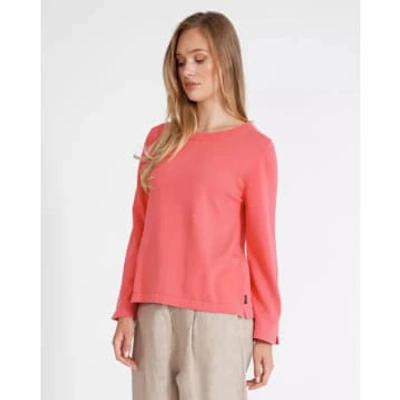Shop Holebrook Hulda Crew Sweater Coral Pink