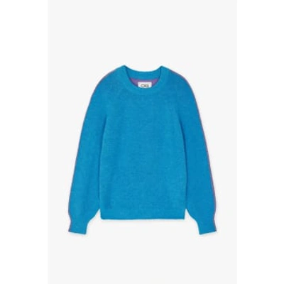 Shop Cks Blue And Purple Primer Sweater