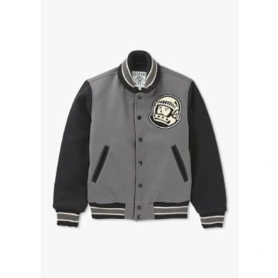 Shop Billionaire Boys Club Mens Astro Varsity Jacket In Grey