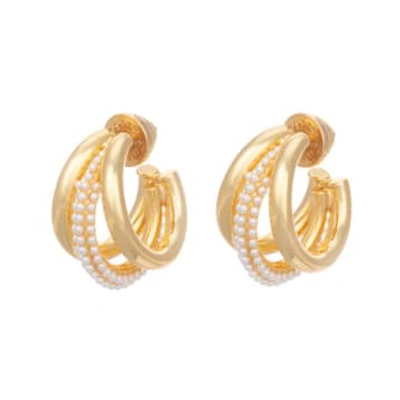 Shop Talis Chains Claw Earring In Gold