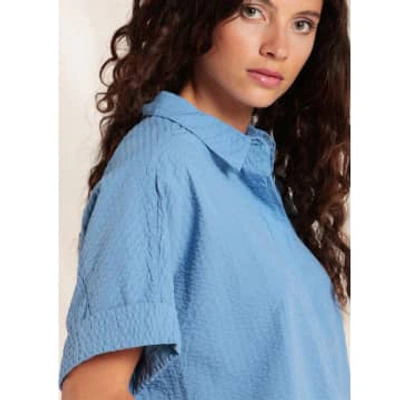 Shop Mat De Misaine Capo Sky Blue Blouse