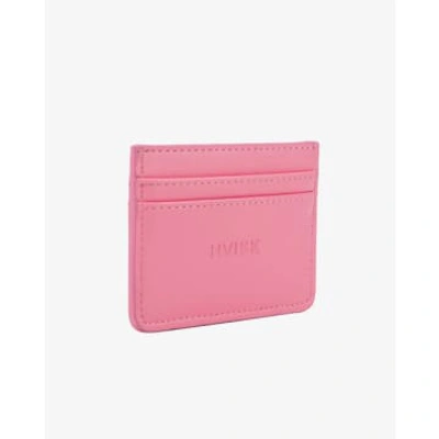 Shop Hvisk Cardholder Soft Structure In Pink