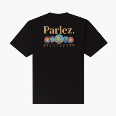 Shop Parlez Reefer T-shirt In Black