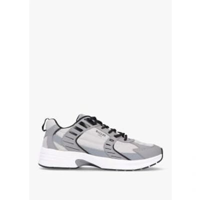 Shop Mallet Mens Holloway Trainers In Ice Grey