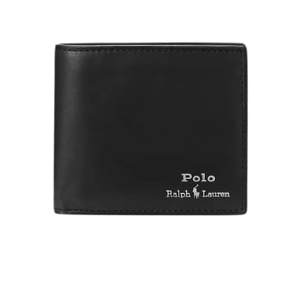 Shop Ralph Lauren Menswear Billford Leather Wallet In Black