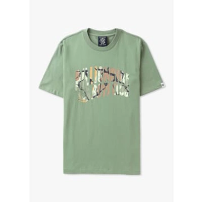 Shop Billionaire Boys Club Mens Camo Arch Logo T-shirt In Green