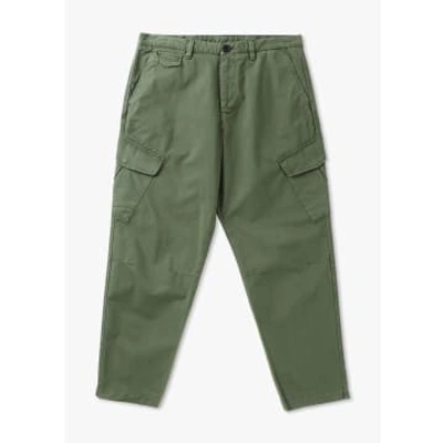 Shop Paul Smith Mens Stretch-cotton Twill Cargo Trousers In Green