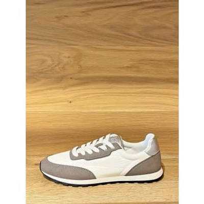 Shop Candice Cooper Plume Trainers Grey & White