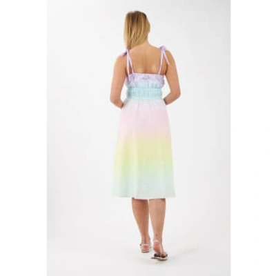 Shop Olivia Rubin Womens Sophie Ombre Sun Dress In Pastel Ombre