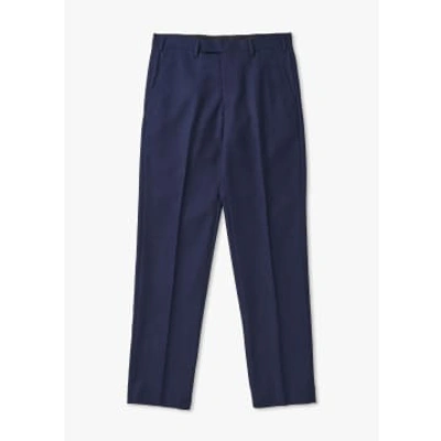 Shop Skopes Mens Harcourt Tapered Suit Trousers In Navy In Blue
