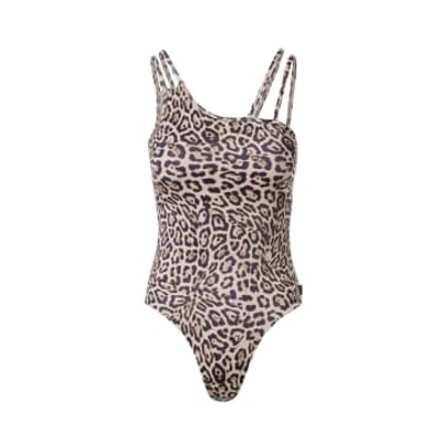 Shop Goldbergh Parade Swimsuit In Leopard In Animal Print