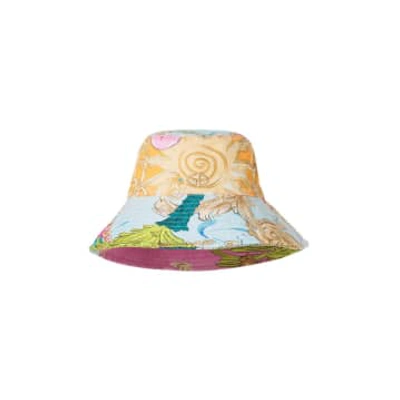 Shop Goldbergh Horizon Bucket Hat In Miami Magic