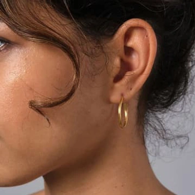 Shop Just Trade Essentials Gold Plated Small Hoop Earrings