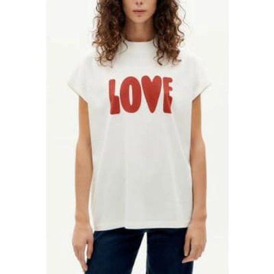 Shop Thinking Mu Love Volta T-shirt In White