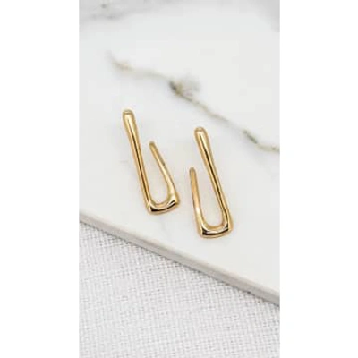 Shop Envy Gold Oblong Earrings