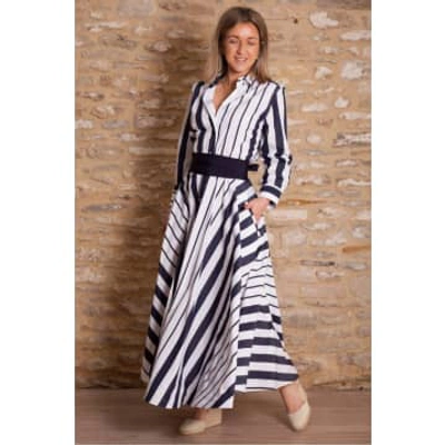 Shop Sara Roka Caleigh Striped Dress