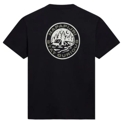 Shop Napapijri S-kotcho T-shirt In Black