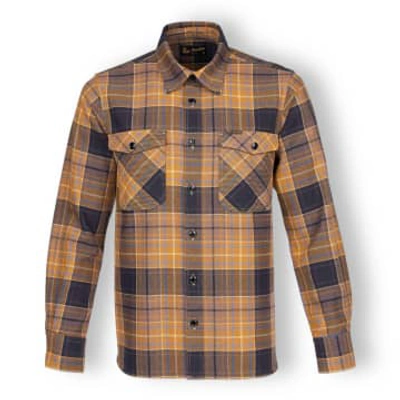 Shop Pike Brothers 1943 Cpo Flannel In Yellow