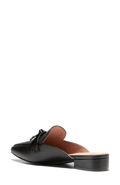 Shop Cole Haan Piper Bow Mule In Black Ltr