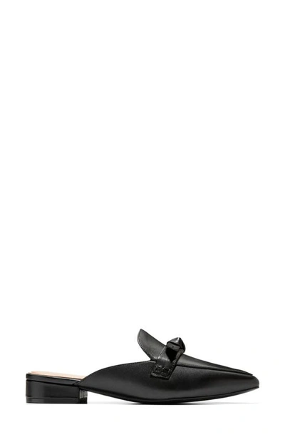 Shop Cole Haan Piper Bow Mule In Black Ltr